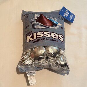 Iscream Hershey’s Kisses Plush Pillow Includes 3 Plush Kisses NWT